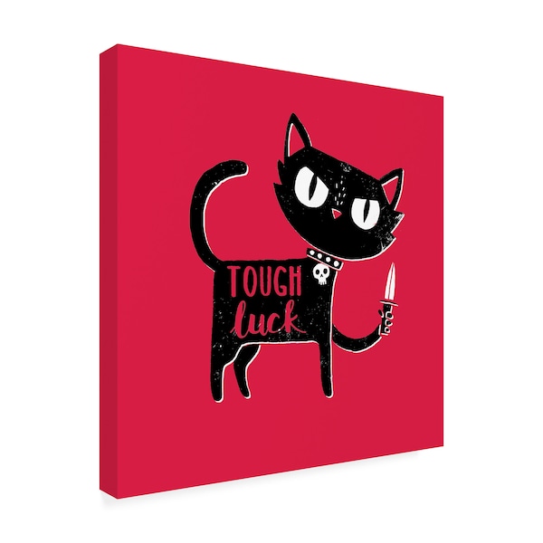 Michael Buxton 'Tough Luck' Canvas Art,18x18